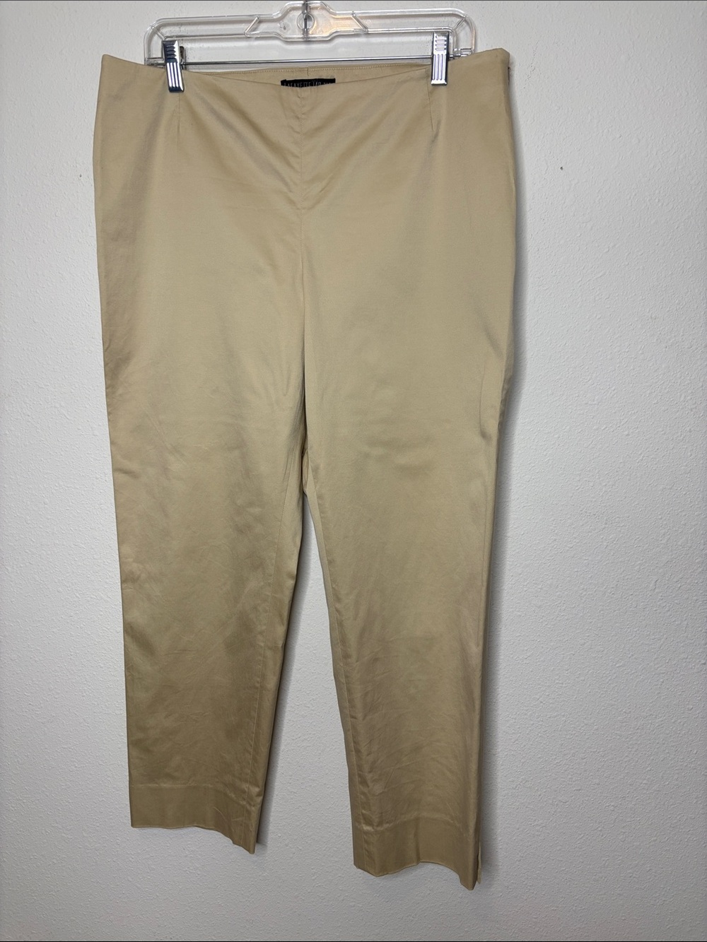 Lafayette 148 New York Women's Cropped Ankle Pants in Khaki
